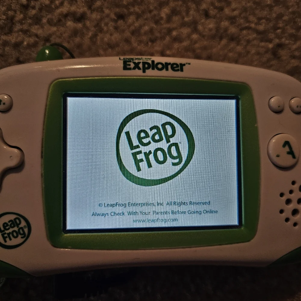 Leapster Explorer Educational Handheld Game Disney‎ Pixar Star Wars Works Read!